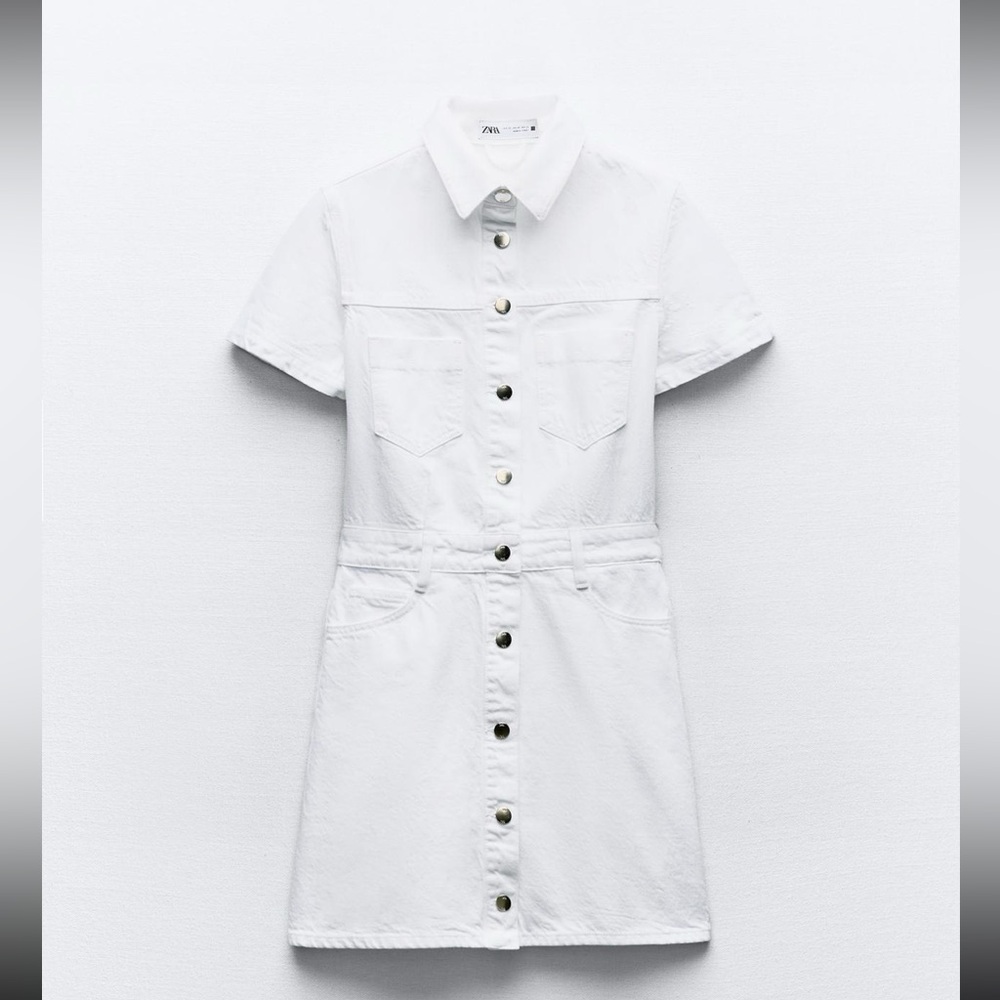NWOT zara Denim Mini Dress